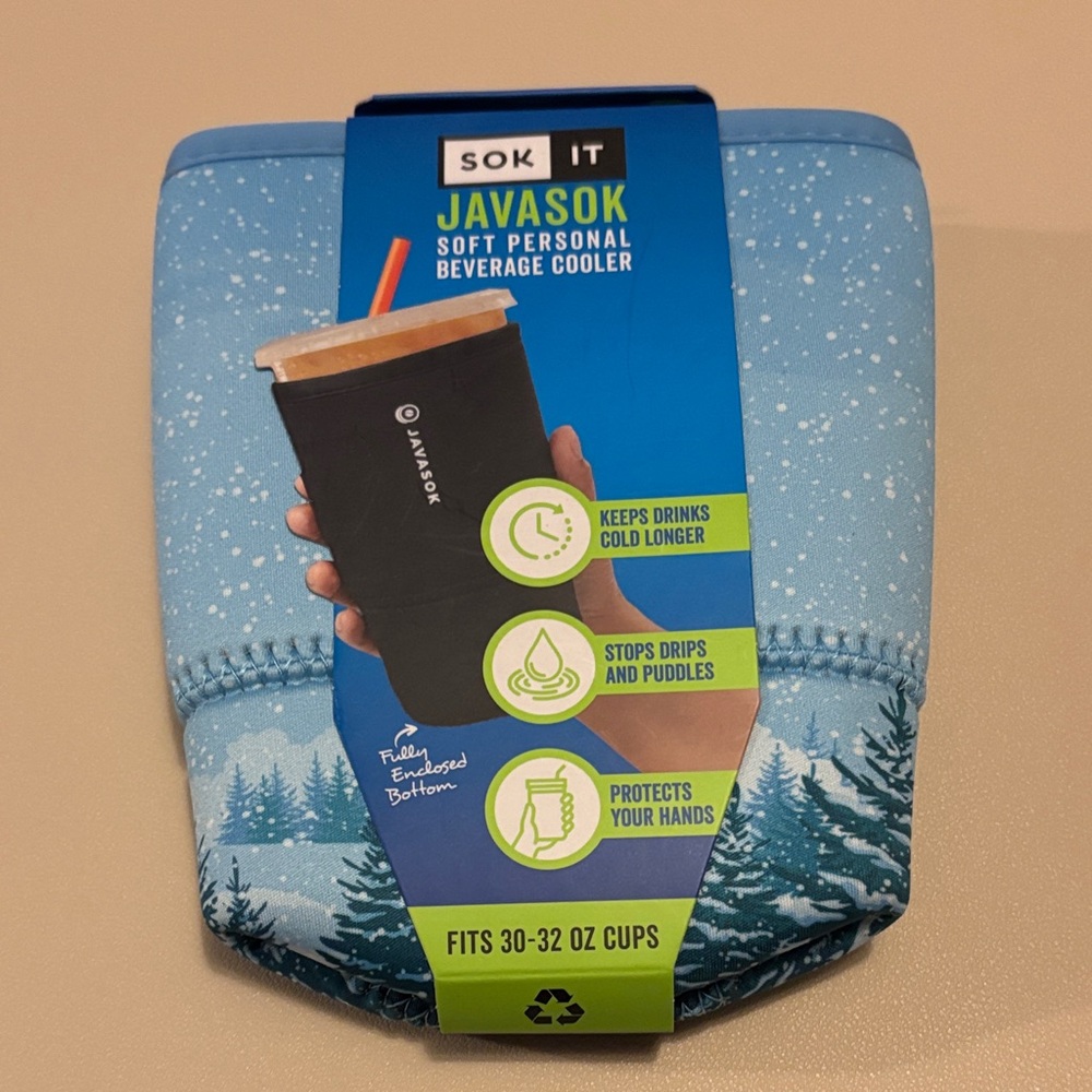 JavaSok Blue Beverage Cooler - Picture 1 of 5